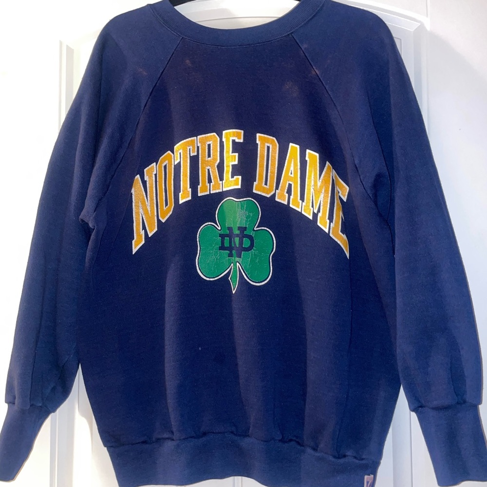 Vintage university of notre dame sweatshirt crewneck